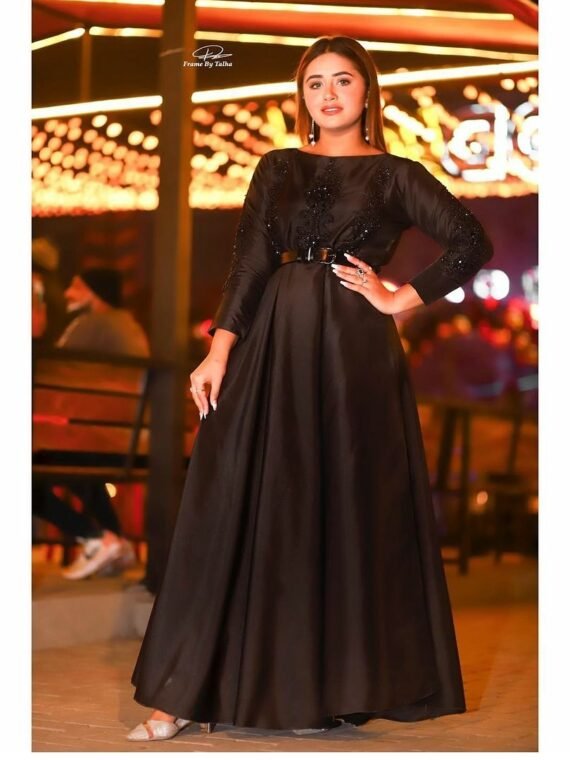Umbrella Long Frock with Trouser