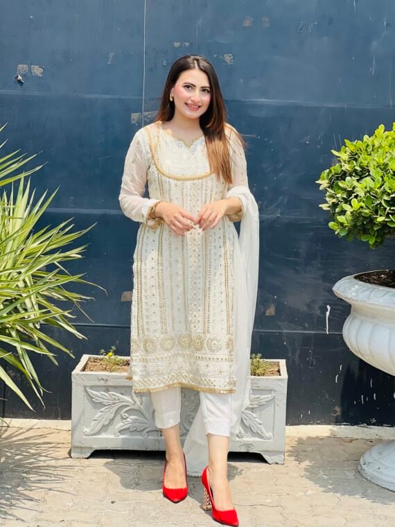 Chikankari 3pcs suite